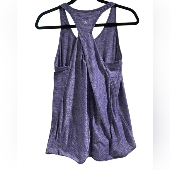 Lululemon Indigo Purple Racerback Tank Top Size 4 - Picture 2 of 3